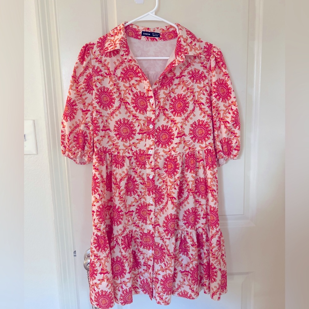 Shoulder Puff Dress